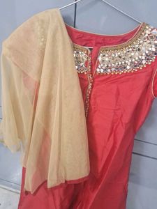 Embellished Kurta Set