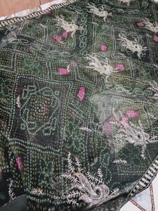Embroidered Georgette Saree