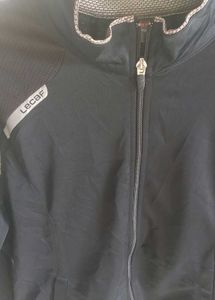 Lecaf Vtg Black zip up jacket!!!