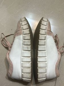 Cute Pink and White Sneakers