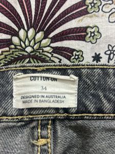 Grey Wash Denim Jeans