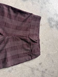 Checked Skinny Pants