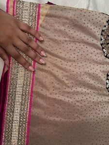 Stunning Embroidered Saree
