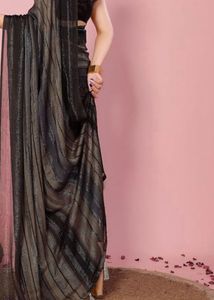 Ready To Wear Moss Chiffon Saree