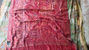 Embroidered Red shwal