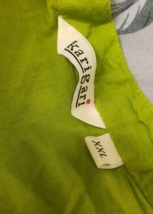 Karigari green kurti!
