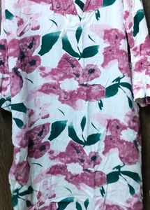 Floral Print V-Neck cord set