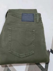 Jack & Jones Men's Green Jeans