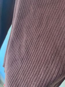 H&amp;M Burgundy Long Sleeve Top