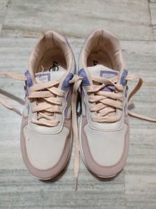 Pastel Lace-Up Sneakers