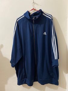 Oversized Navy Blue adidas Track Jacket