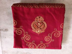 Brand New Elegant Red &amp; Gold Shawl