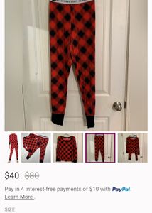 Original Victoria's Secret Plaid Pajama