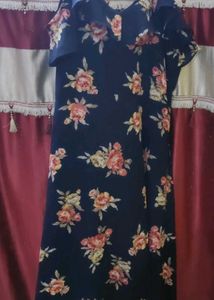 Floral Cold Shoulder Dress