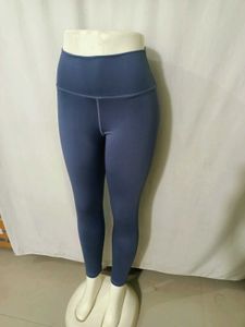 Stylish Blue Scrunch Butts Workout Leggings
