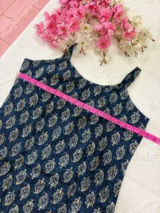 Printed short kurta