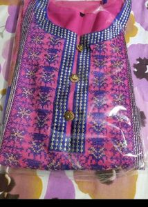 New Chanderi Silk Kurti