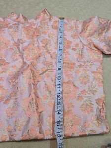 Anusnka sharma wedding Pink Brocade Lehenga
