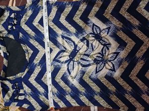 Stylish Blue Printed Kurta
