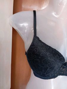 Black Lace Bra