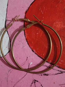Chunky Hoop Earrings Set