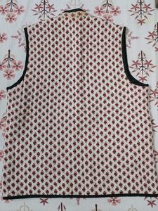 Reversible Quilted Jaipuri cotton jacket