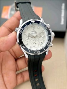 Omega✅Men’s watch All crono wrkng Silicon belt