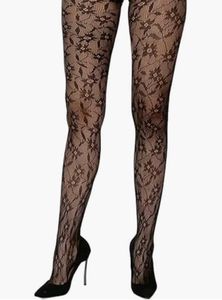 Lace Floral Pattern Tights