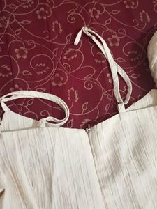White Puff Sleeve Dress