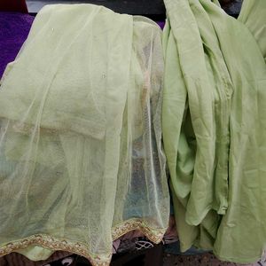 Elegant Green Embroidered Kurta