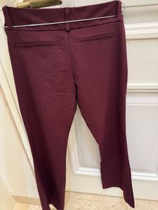 Maroon Bootcut Dress Pants