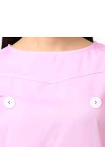Pink Ruffled Sleeve Dress