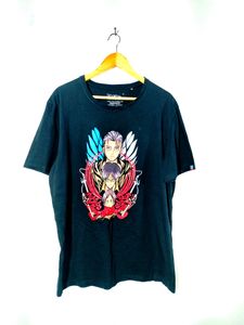 Black Printed Casual T Shirt (Men's)