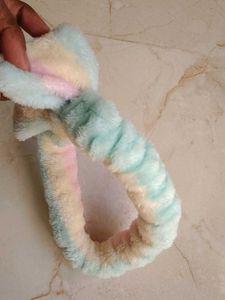Fluffy Rainbow Headband