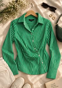 The Ever Green Wrap Top