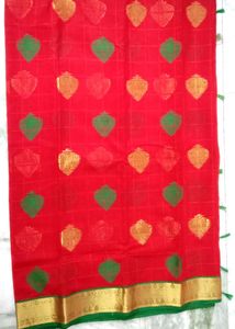 A Combo of 2 cotton silk sarees
