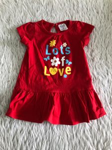 Red Printed Dress (Girl’s)