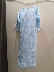 Alfaz Premium Muslin chikankari Kurta