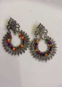 New Boho Multicolor Hoop Earrings