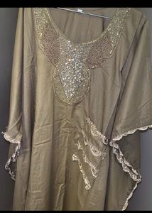 Elegant Embellished Kaftan Set