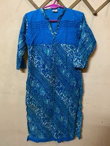 Blue Printed Kurta