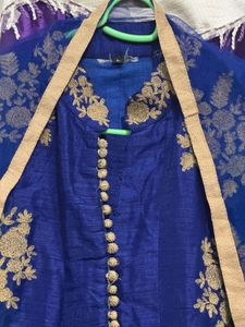 Beautiful Navy blue ethnic gown