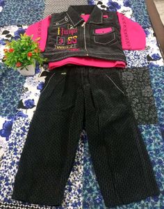 New Cute Girls nd boy Outfit Set 9 to12 month fi