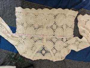 Crochet Knit V-Neck Cardigan