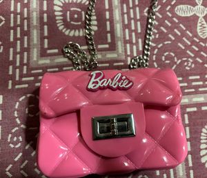 Barbie Pink Quilted Chain Bag