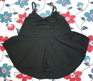 Black Flowy Cami Top
