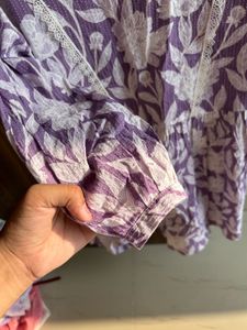 Short Kurti Lavender