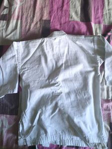Karate dress with white belt