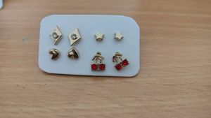 Cute Earring Set - 4 pairs