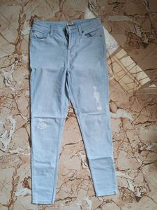 Light Blue Ripped Jeans